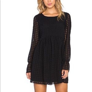🍂 BCBG Ruffle Sleeve Babydoll Dress